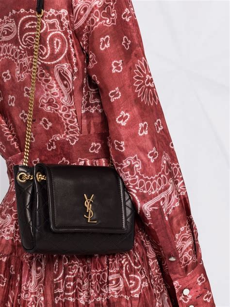 Saint Laurent Mini Nolita Crossbody Bag 